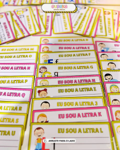 FICHAS DE TRAÇADO DO ALFABETO na internet