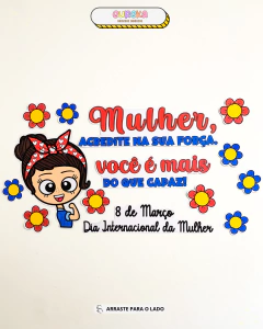 Painel Dia Internacional da Mulher na internet