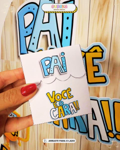 PAINEL DECORATIVO MEU PAI É O CARA na internet