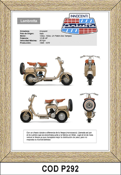 CUADRITOS Lambretta COD-P292 - comprar online