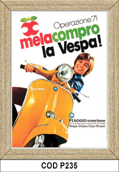 CUADRITOS Vespa COD-P235 - comprar online