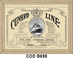 Cunard Line COD - B698 - comprar online