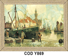 Pintura del Puerto COD - Y869 - comprar online