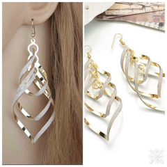 ARETES EN ESPIRAL COLGANTES