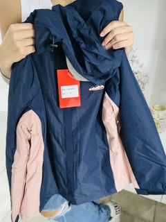 Campera dos en una con Polar Azul - comprar online