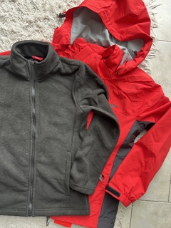 Campera Dos en una con Polar Rojo - comprar online