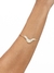 Meio bracelete onda cravejado - comprar online