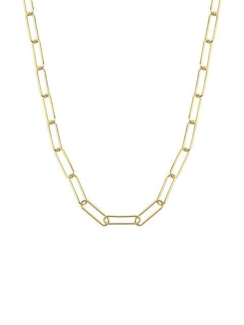 CHOKER ELOS REGULARES LISOS -BANHO 18K