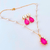 CONJUNTO LUXO ROSA PINK COM PEROLAS