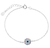Pulseira Olho Grego Cravejado Prata 925