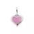PINGENTE CORACAO ROSA