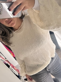 Sweater Miranda tejido en internet