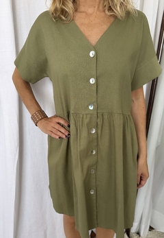 Vestido Camisero de Lino