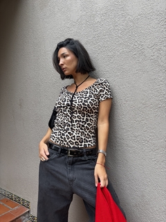 Remera morley animal print - tienda online