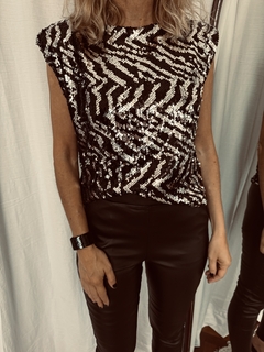 Remera lentejuelas Farrah