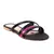 Sandália Rasteira Multi-tiras Slim Preto - comprar online