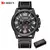 Imagem do Relógio Masculino Curren - Pulseira de couro genuíno impermeável