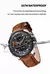 Relógio Quartz Masculino Naviforce - 9197 | Pulseira de Couro impermeável - comprar online