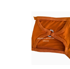 CULOTTE MILAN CON CRISTALES TOSTADO
