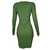 Vestido Colcci Sport Slim Canelado Manga Longa - W e kim comercial