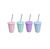 VASO 600ML CON TAPA Y SORBETE - comprar online