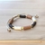 Pulseira Ajustável Disco Entremeio Banhado a Ouro 18K na internet