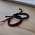 Combo Macramê e Pulseira Esfera Emborrachada - Kachenko Acessórios