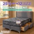 Linea Delux ZENIT | Base 4 Cajones + Colchón Espuma 120KG POR PLAZA + RESPALDO PREMIUM + Sabanas y Almohadas de REGALO - tienda online