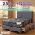Linea Delux ZENIT | Base 4 Cajones + Colchón Espuma 120KG POR PLAZA + RESPALDO PREMIUM + Sabanas y Almohadas de REGALO - Soñando Colchoneria