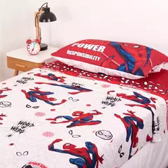 Sábanas 1 1/2 plaza Spiderman - Deblanc Home