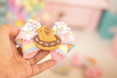 Par de laços capivara donuts - Brullê Laços
