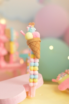 Imagem do Kit tiara sorvete + bolsinha donuts