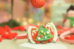 Laço Árvore de Natal + Tiara Adaptável - comprar online