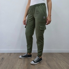 PANTALON CARGO RUSTICO CON PUÑO - Lago Di Como