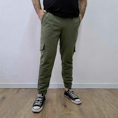 PANTALON CARGO RUSTICO CON PUÑO - Lago Di Como