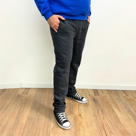 PANTALON DE FRISA RECTO Y BOLSILLO CON CIERRE - comprar online