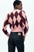 Chaqueta Jacquard rombos ZARA en internet