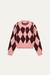 Chaqueta Jacquard rombos ZARA - CHEQUIA.