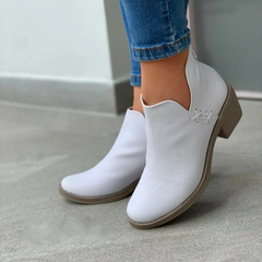 BOTIN DE MUJER DAKOTA BLANCO