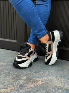 TENIS DE MUJER SNEAKER COMBINADO
