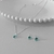 Conjunto Coração Verde Tiffany na internet
