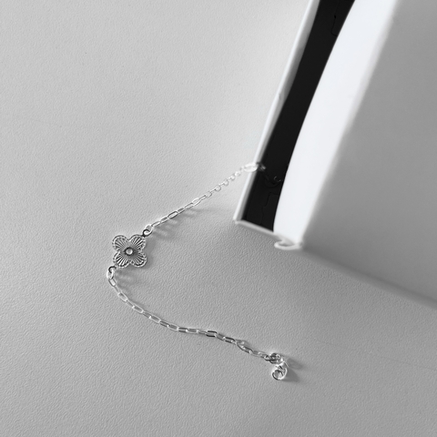 Pulseira Trevo Prata - comprar online