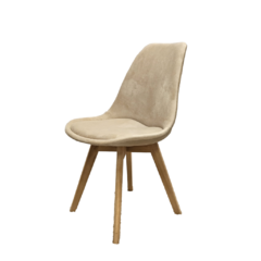 Imagen de COMBO MESA TULIP 1.20 M + 4 SILLAS TULIP TAPIZADA