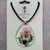 Colar Flor de Gerânio Rosa - comprar online