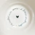 Bowl de Porcelana Botânica "Me nutro com amor e boas intenções" - Detalhes em Ouro - Arterre