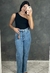 CALÇA WIDE LEG BARRA DESFIADA