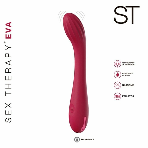 Efectivo: $50.600. ST VIBRADOR RECARGABLE EVA (20 cm x 3 cm) - ST-VB-0199