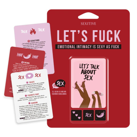 Efectivo: $13.000. SEXITIVE LET’S FUCK, JUEGO CARTAS Y DADOS - GLO11