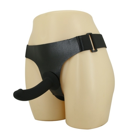 Efectivo: $55.000. BAILE PURE BLACK SOLID ULTRA HARNESS ARNES CON DILDO (15 cm x 3,2 cm) - BW-022052 - comprar online