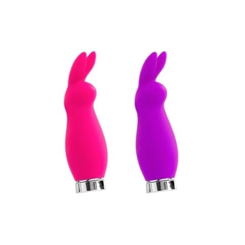 Efectivo: $74.000. VEDO CRAZZY BUNNY MINI VIBRADOR RECARGABLE USB (12,2 cm x 3,6 cm) - BU-0503